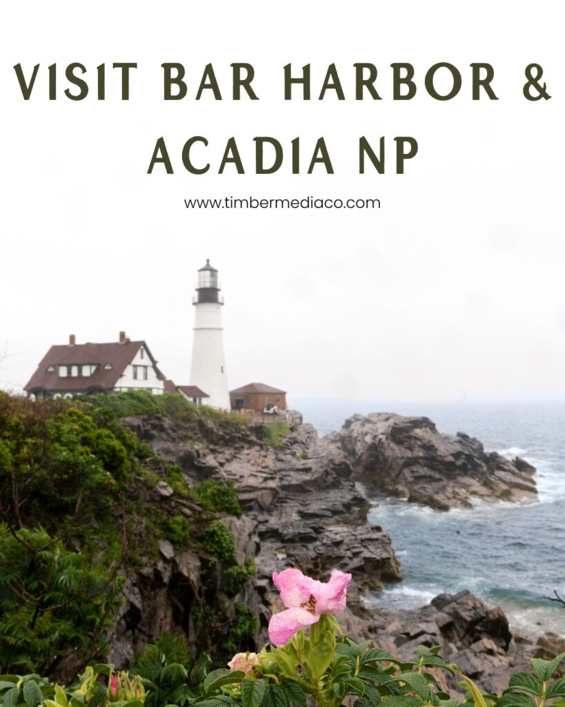 visit maine picture with lighthouse